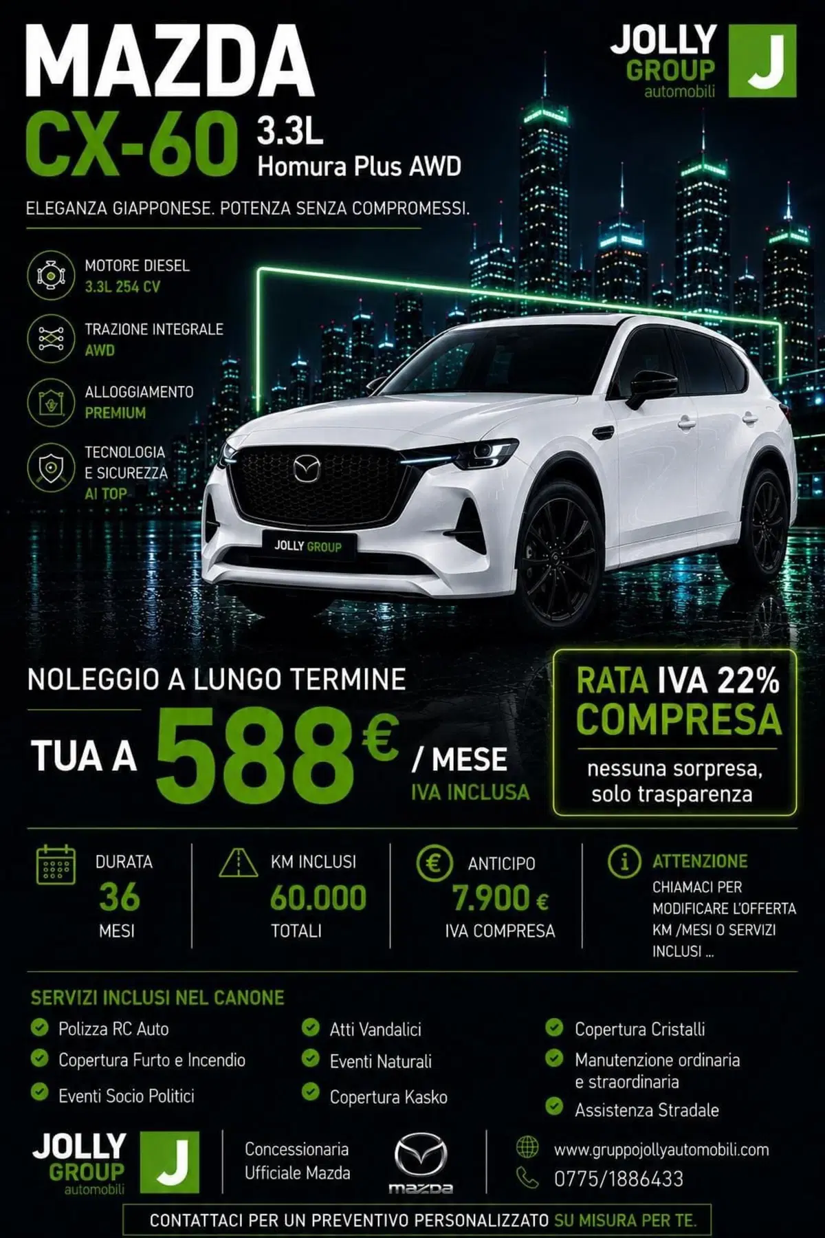 Mazda CX-60 nuova a Frosinone (3)