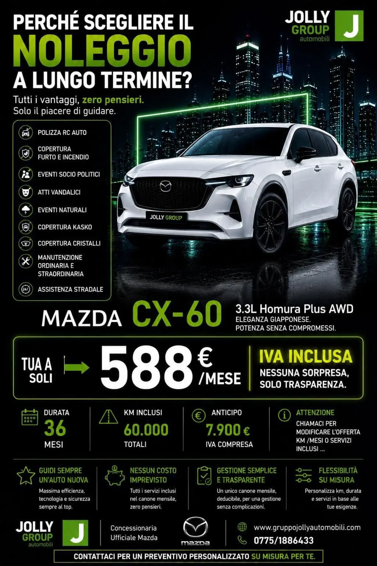 Mazda CX-60 nuova a Frosinone (4)