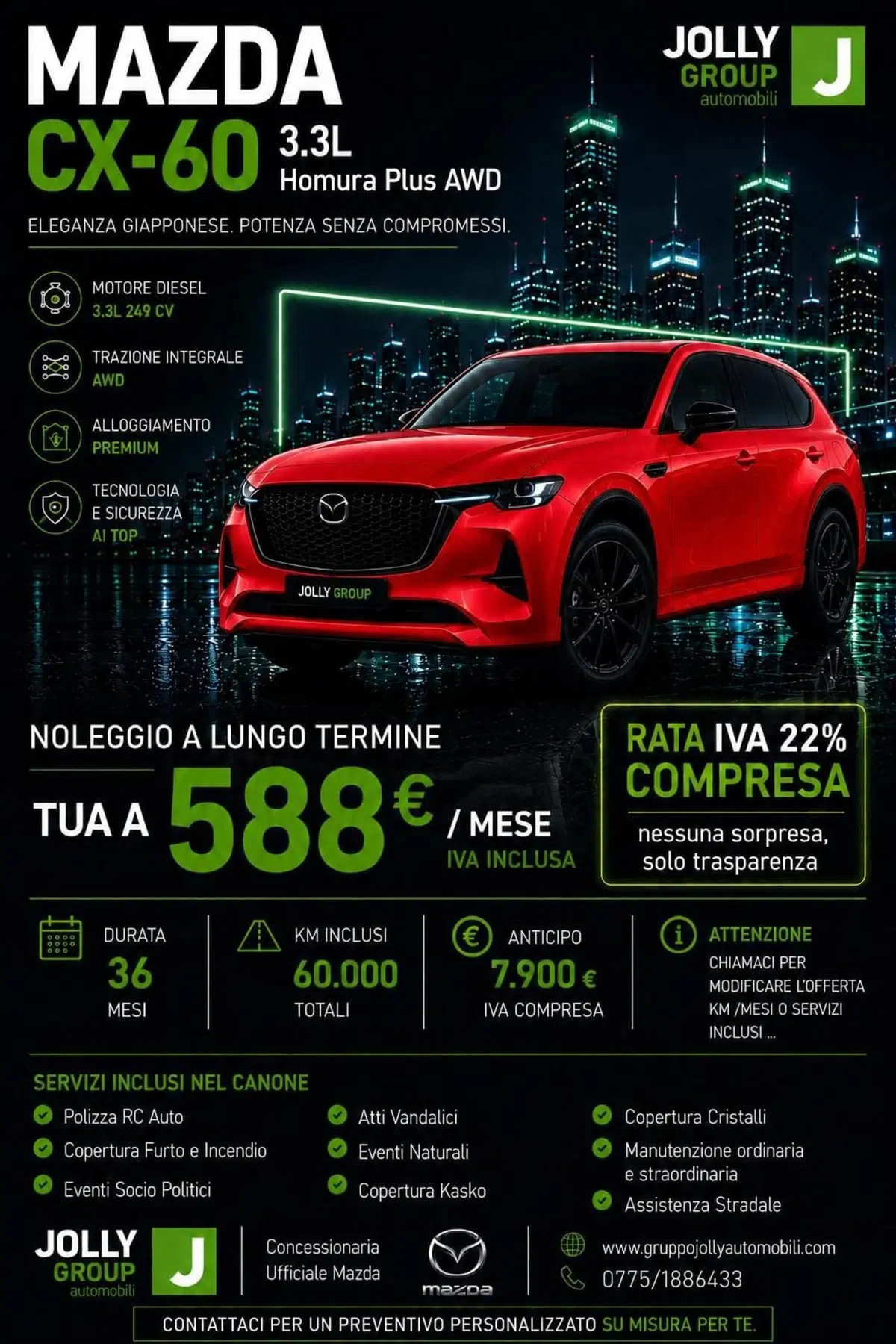 Mazda CX-60 nuova a Frosinone