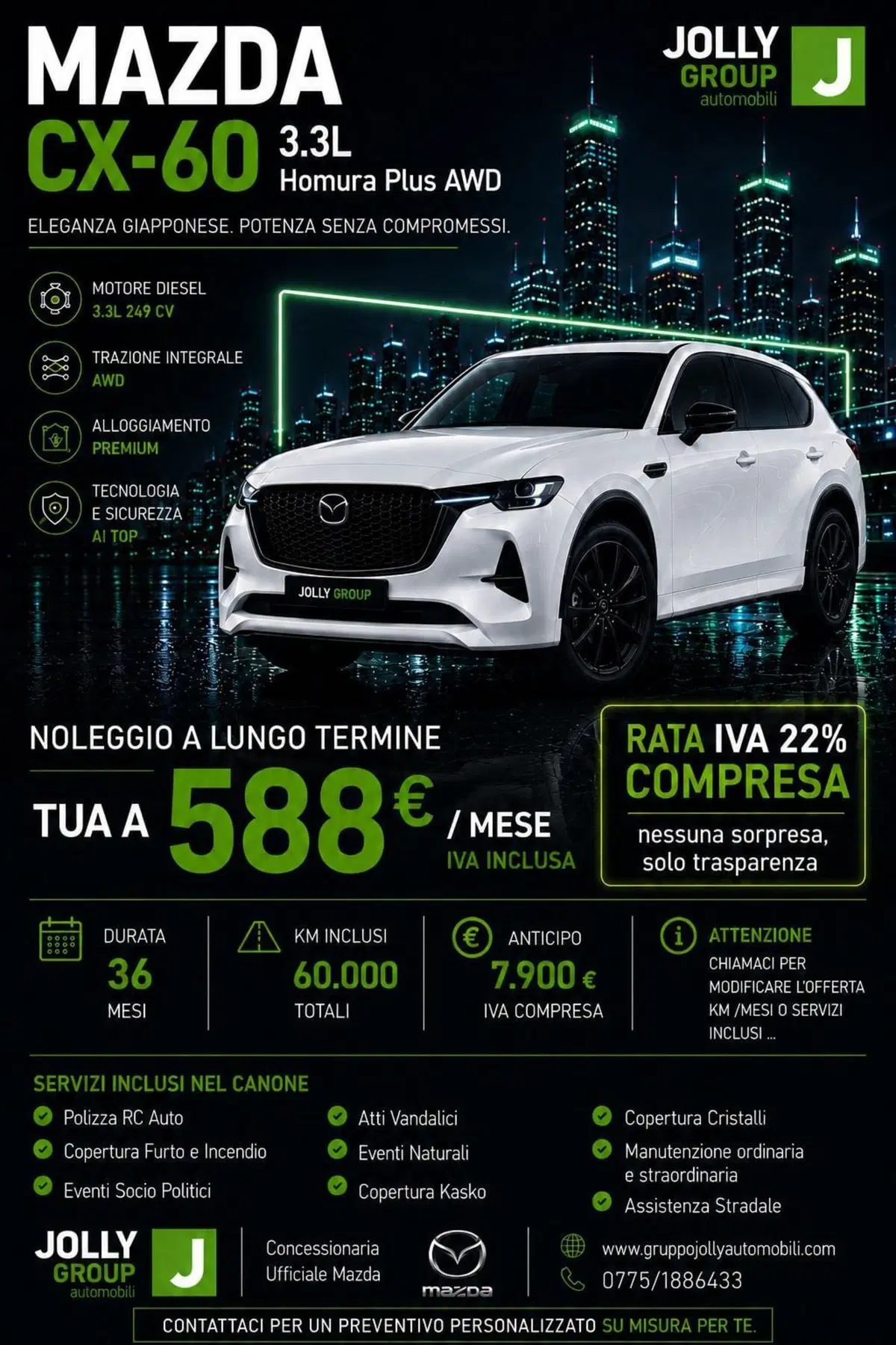 Mazda CX-60 nuova a Frosinone