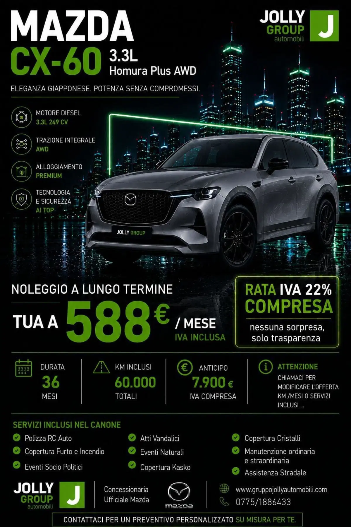 Mazda CX-60 nuova a Frosinone (3)