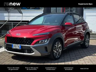 Hyundai Kona 1.6 gdi hev X Class Premium Pack 2wd dct del 2022 usata a Vigevano