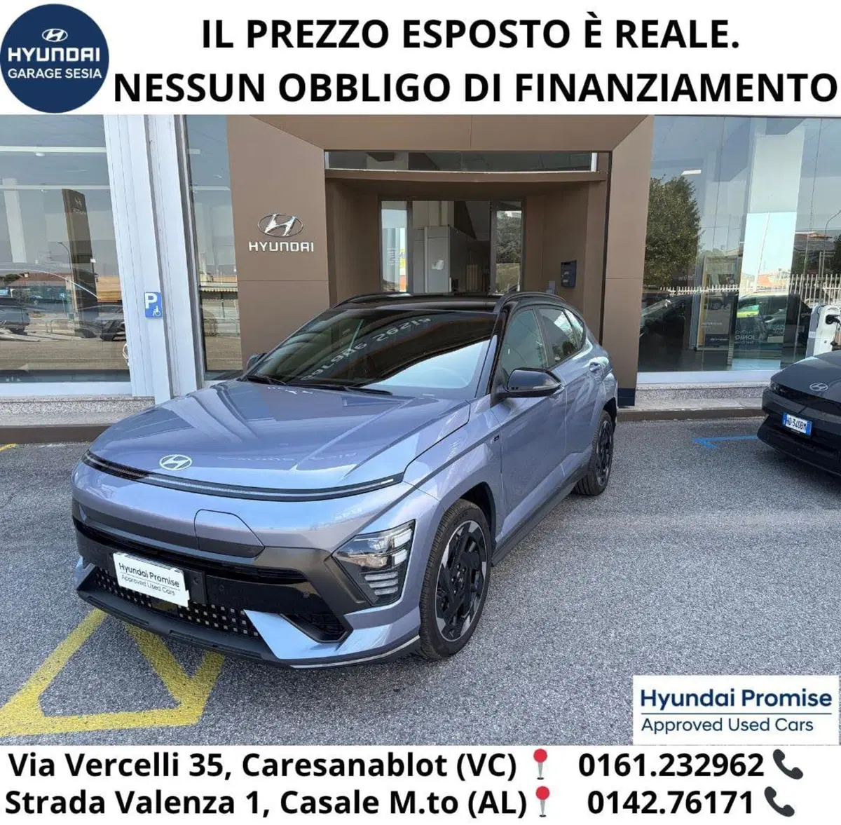 Hyundai Kona usata a Vercelli