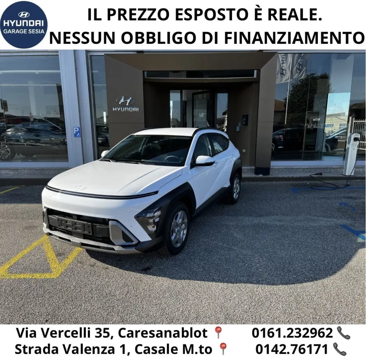 Hyundai Kona nuova a Vercelli