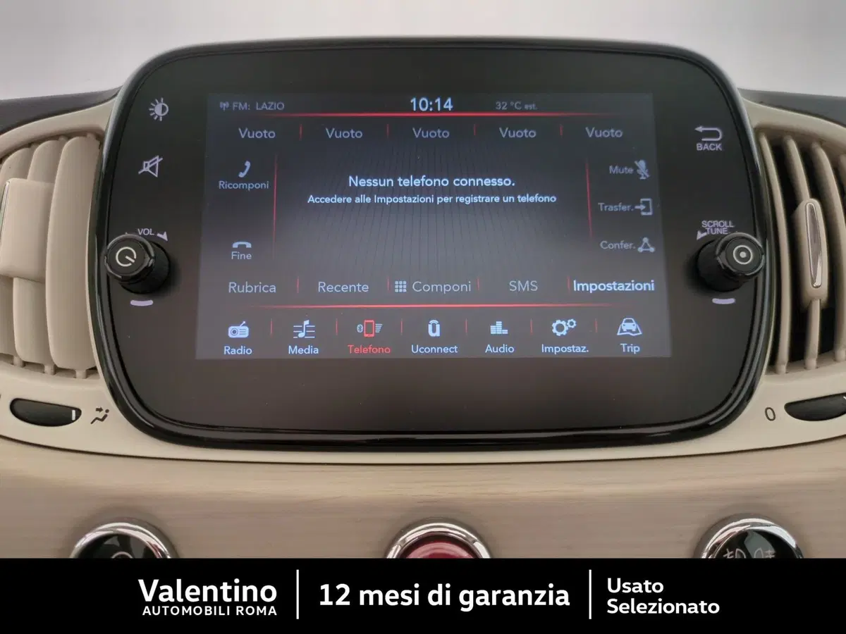 Fiat 500C Cabrio usata a Roma (14)