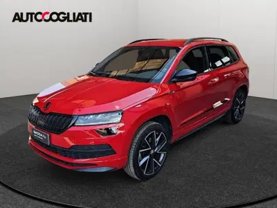 Skoda Karoq 2.0 TDI SCR 4x4 DSG SportLine del 2020 usata a Merate