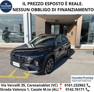 Hyundai Tucson 1.6 phev Exellence Lounge Pack 4wd auto del 2025 usata a Caresanablot