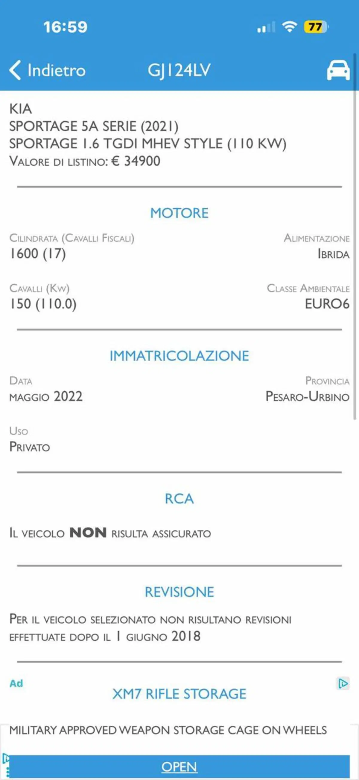 Kia Sportage usata a Pesaro-Urbino (2)