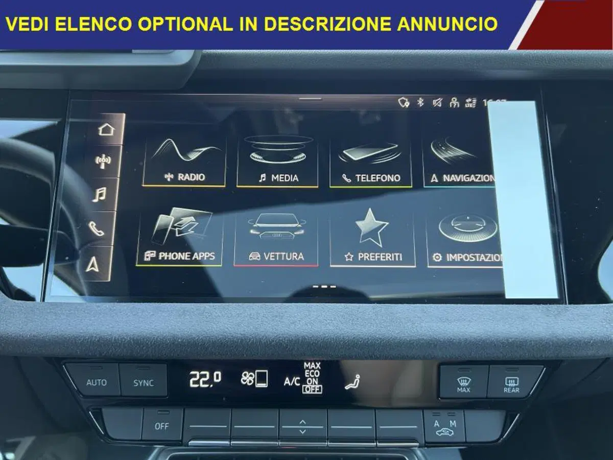 Audi A3 Sportback nuova a Cuneo (13)