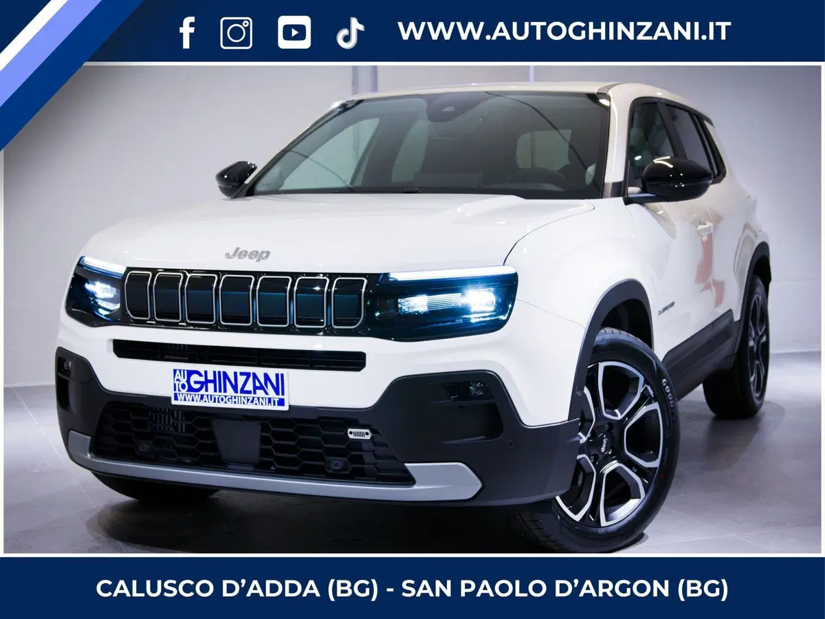 Jeep Avenger nuova a Bergamo