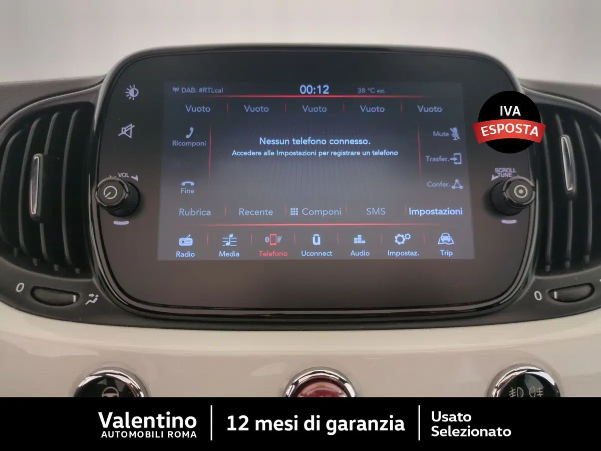 Fiat 500C Cabrio usata a Roma (15)