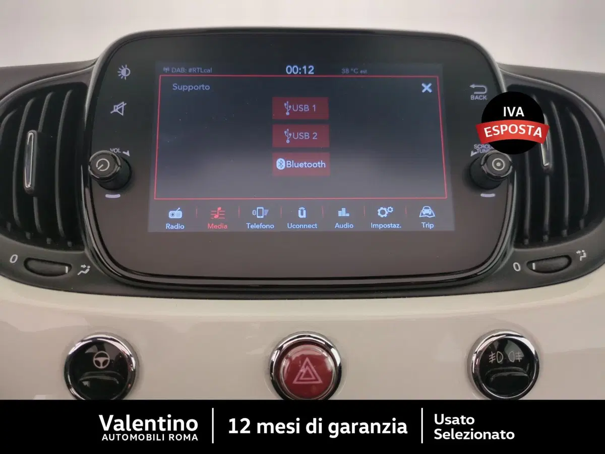 Fiat 500C Cabrio usata a Roma (16)