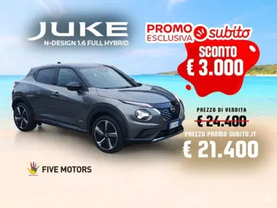 Nissan Juke 1.6 hev N-Design del 2024 usata a Taranto