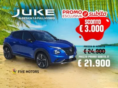 Nissan Juke 1.6 hev N-Design del 2024 usata a Taranto