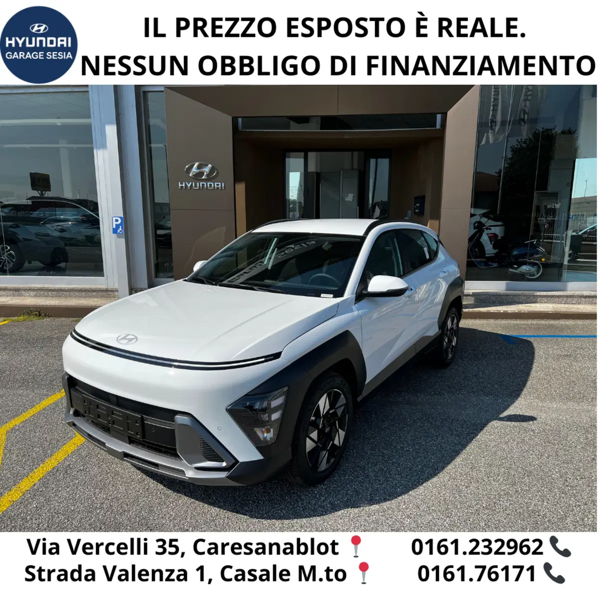 Hyundai Kona nuova a Vercelli