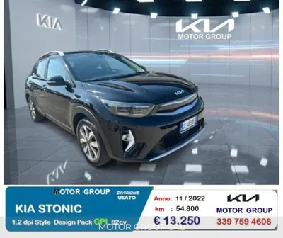 Kia Stonic 1.2 mpi Style gpl 82cv del 2022 usata a Casamarciano