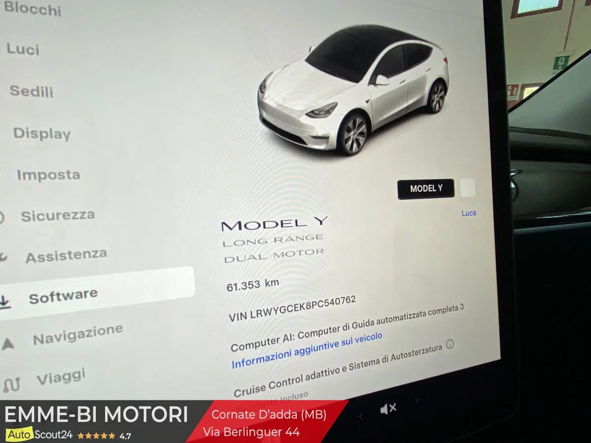 Tesla Model Y usata a Monza e Brianza (13)