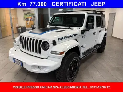 Jeep Wrangler Unlimited 2.0 Turbo Sahara del 2022 usata a Alba