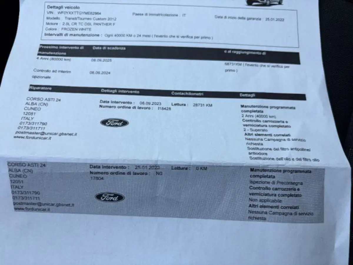 Ford Transit Custom Furgone usata a Cuneo (15)