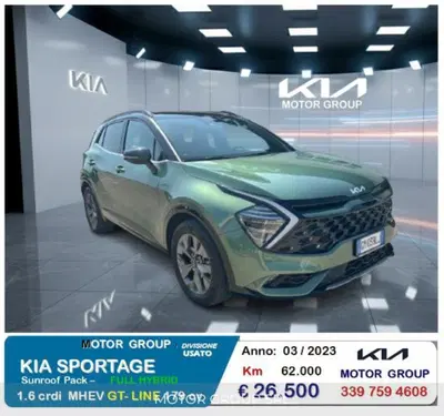 Kia Sportage 1.6 TGDi HEV AT GT-line Plus del 2023 usata a Casamarciano