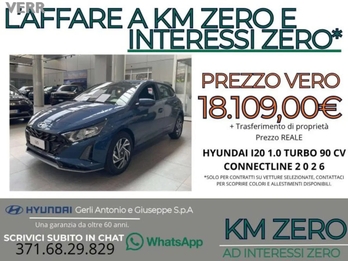 Hyundai i20 nuova a Milano
