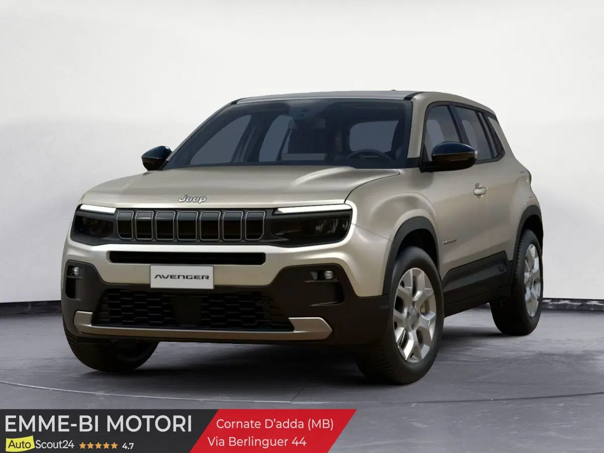Jeep Avenger nuova a Monza e Brianza