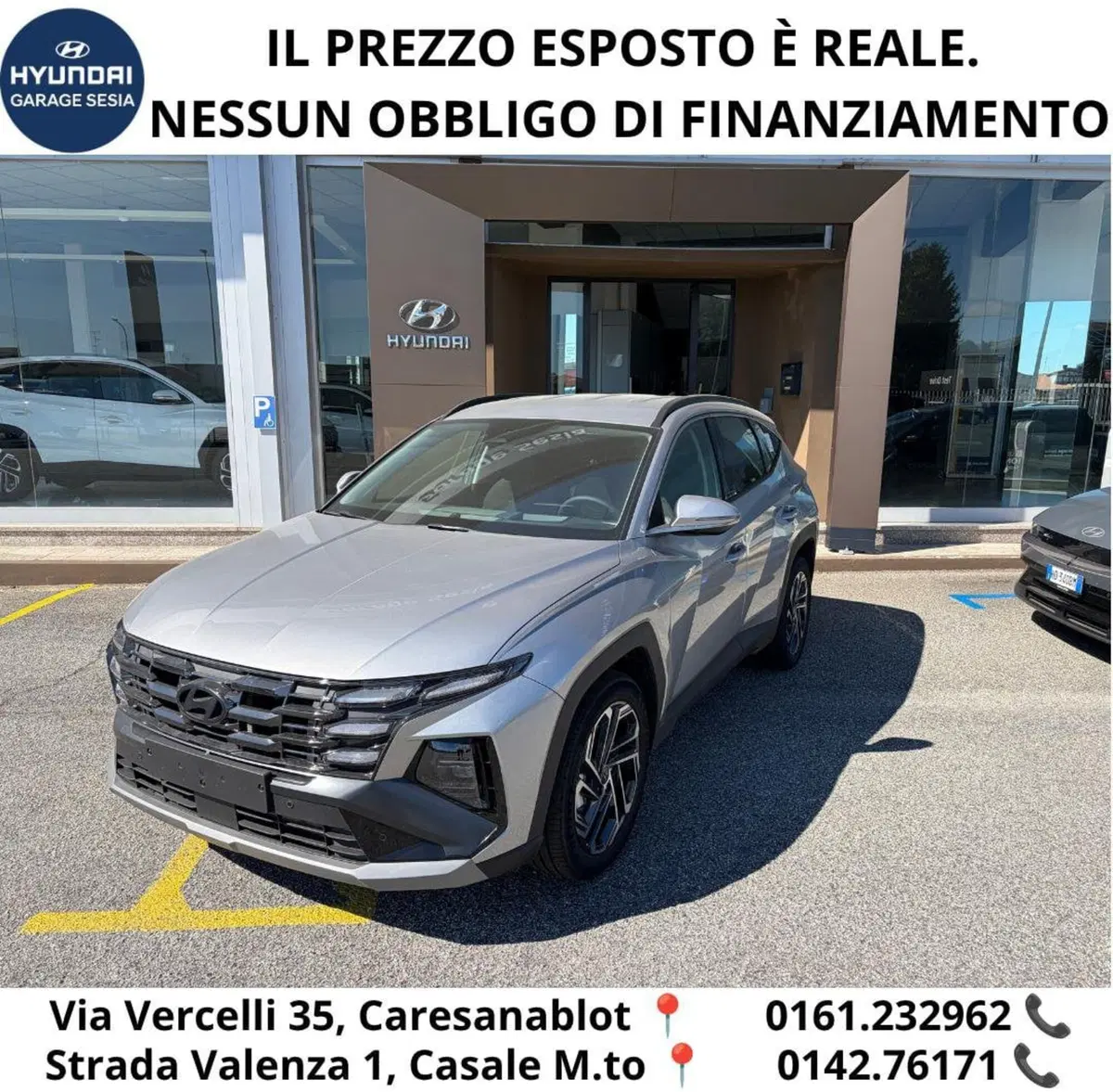 Hyundai Tucson nuova a Vercelli