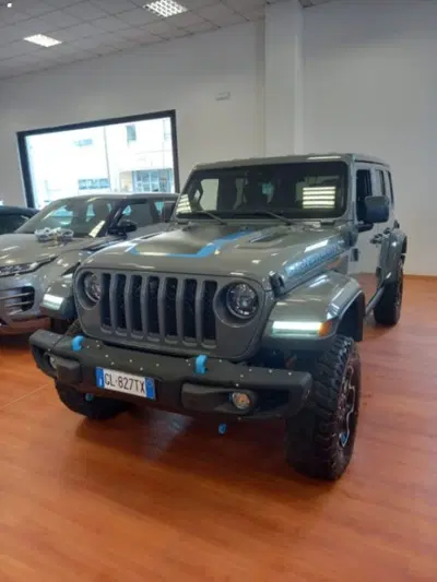 Jeep Wrangler Unlimited 2.0 PHEV ATX 4xe Rubicon del 2022 usata a Massarosa