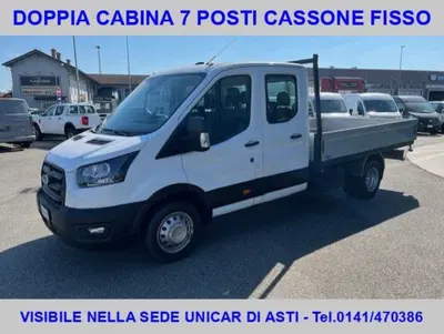 Ford Transit transit 350 tr.post. 2.0 tdci 130cv trend L3 Onnicar d.cab. cassone fisso r.sing. del 2022 usata a Alba