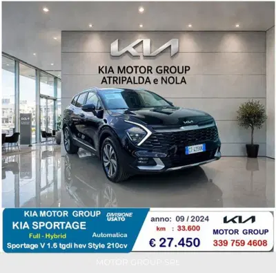 Kia Sportage 1.6 tgdi hev Style 210cv auto del 2024 usata a Casamarciano