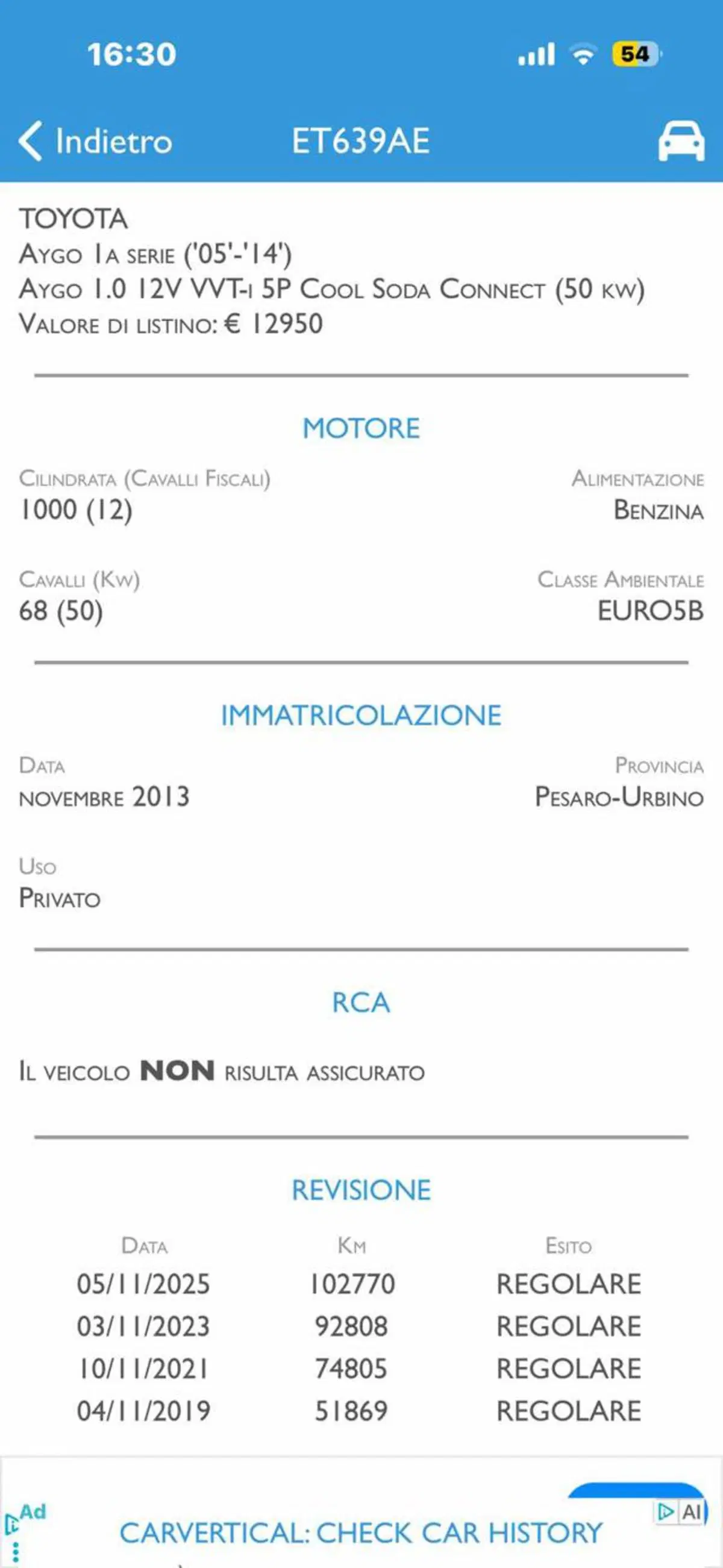 Toyota Aygo usata a Pesaro-Urbino (2)
