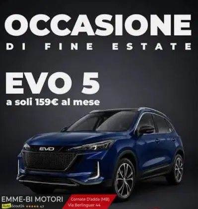 Evo Evo 5 Evo 5 1.6 Bi-Fuel GPL nuova a Cornate d'Adda