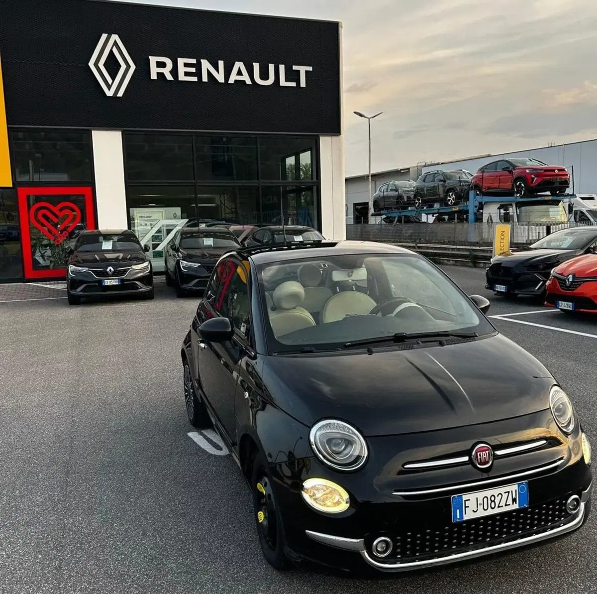 Fiat 500 usata a Roma