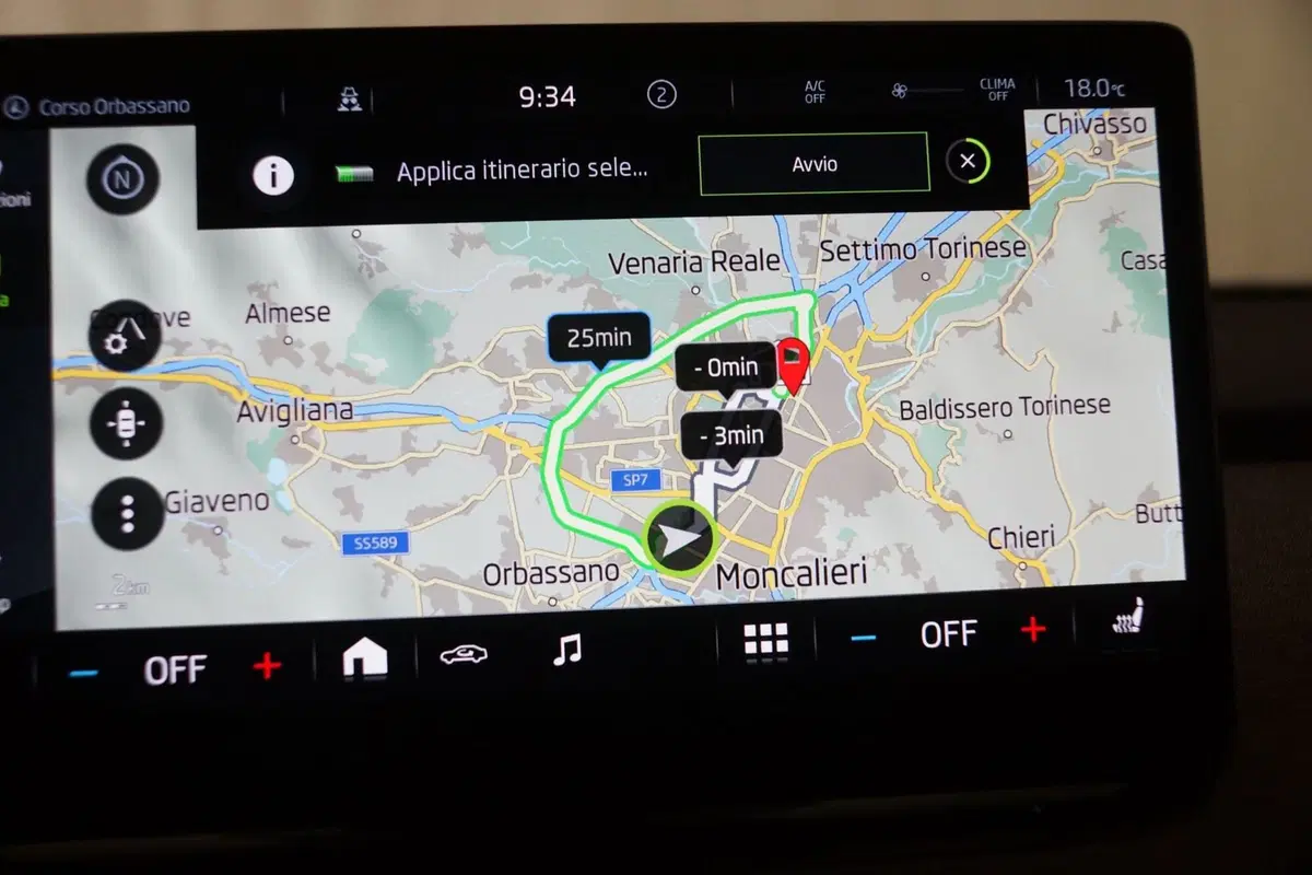 Skoda Enyaq usata a Torino (18)