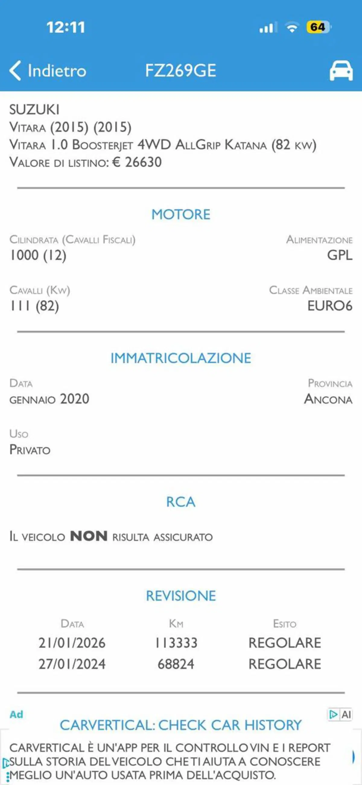 Suzuki Vitara usata a Pesaro-Urbino (2)