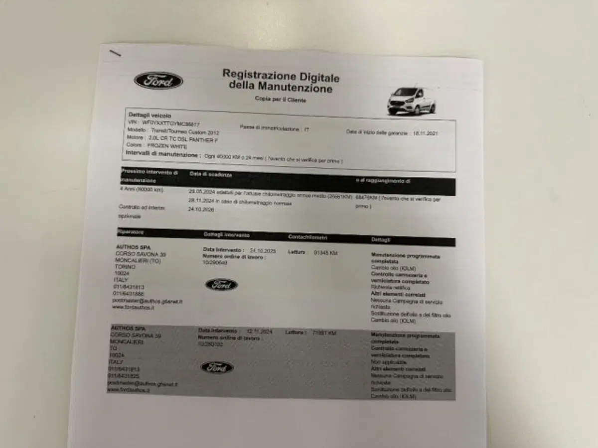 Ford Transit Custom Furgone usata a Cuneo (15)